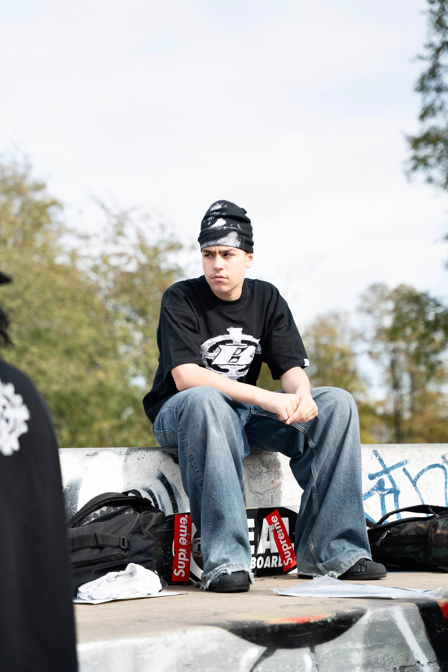 BLOCK RUNNER TEE - CAMO PRINT