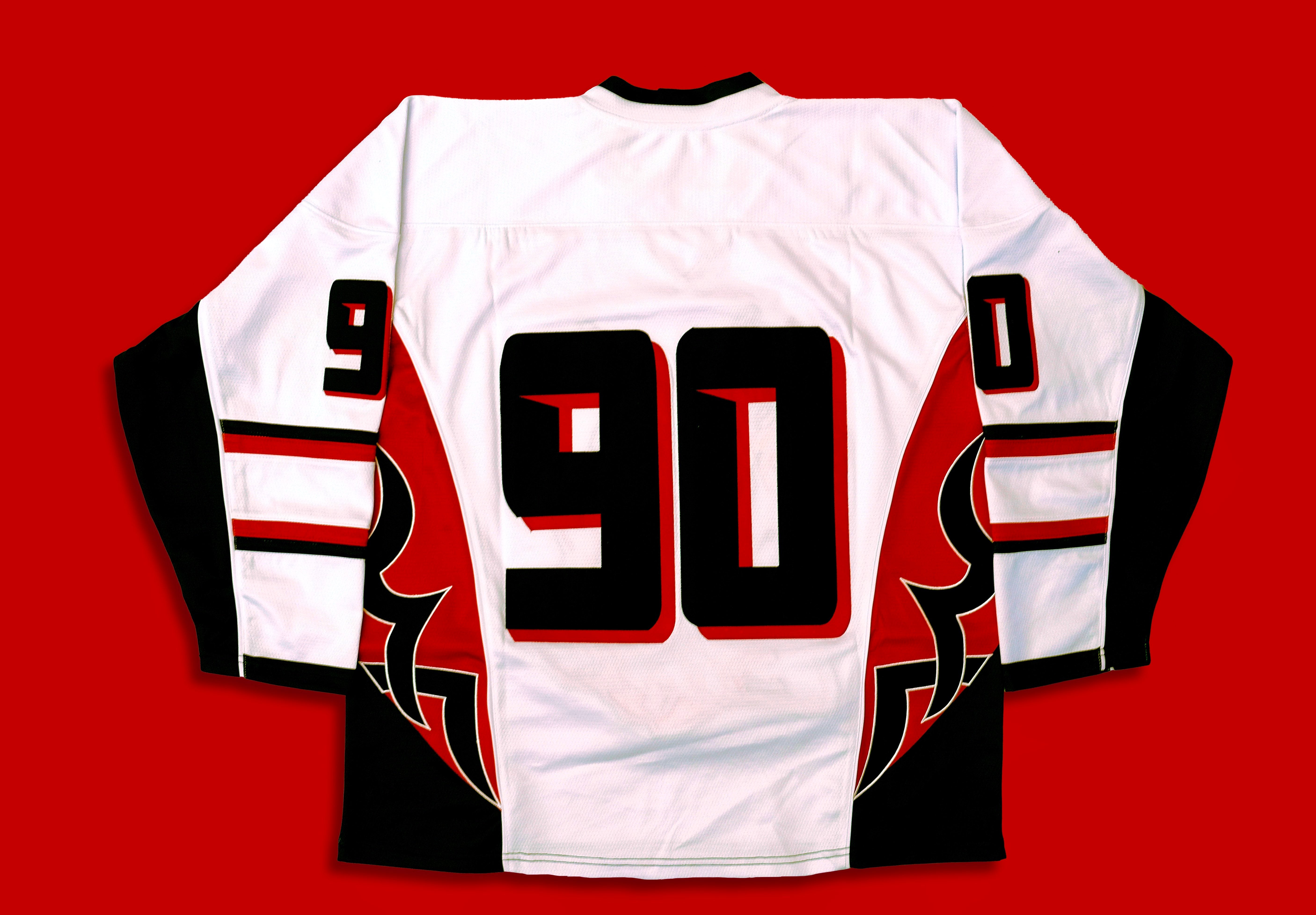 WHITE TOP ICE HOCKEY DAWG JERSEY